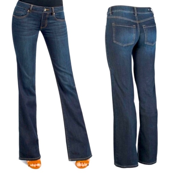 CAbi Denim - Cabi Slim Fit Boot Cut Blue Dark Wash Mid Rise Jean Size 6
